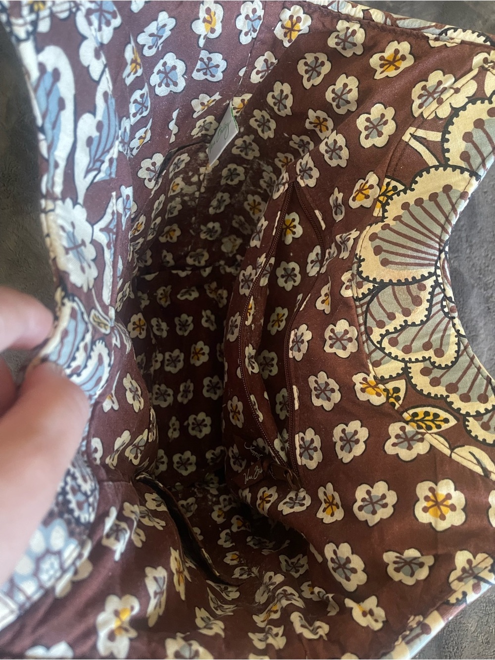 Vera Bradley Quilted Floral Tote - Picture 4 of 5